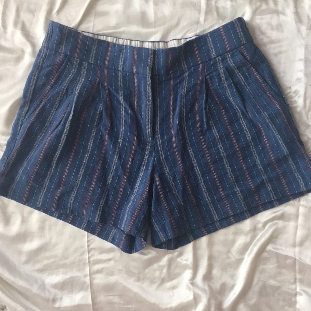 J. Crew vertical striped shorts